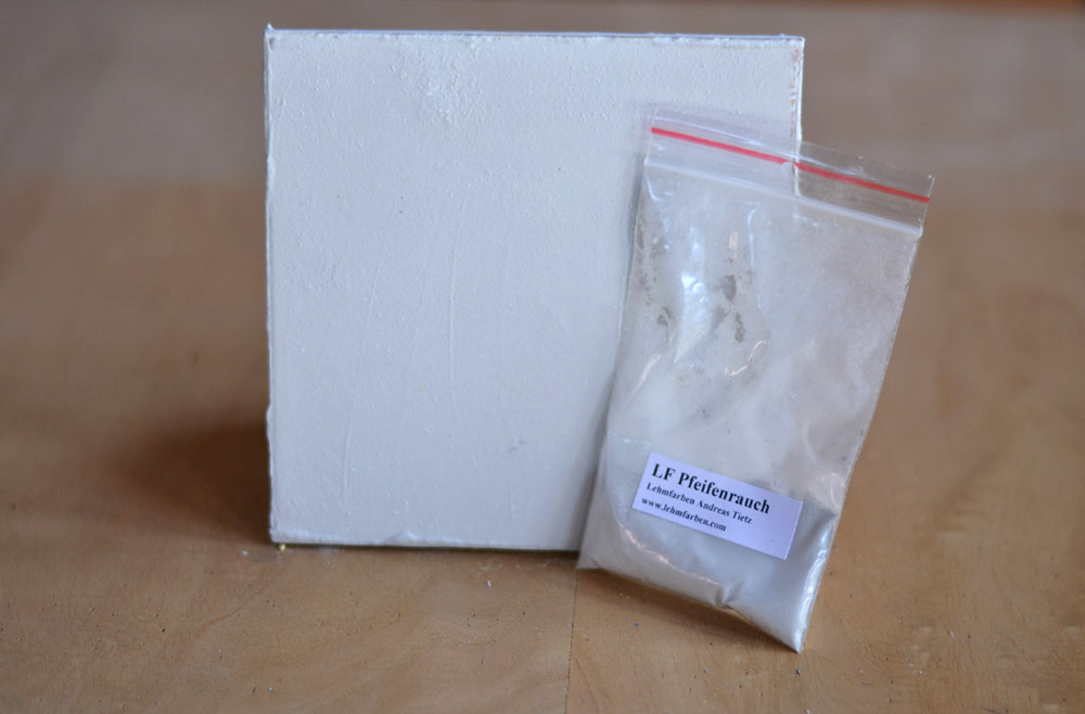 Bild 1 von Lehmfarbe Pfeifenrauch 2.0 samtrau (Hellgrau)  / (Menge) 1,0 kg