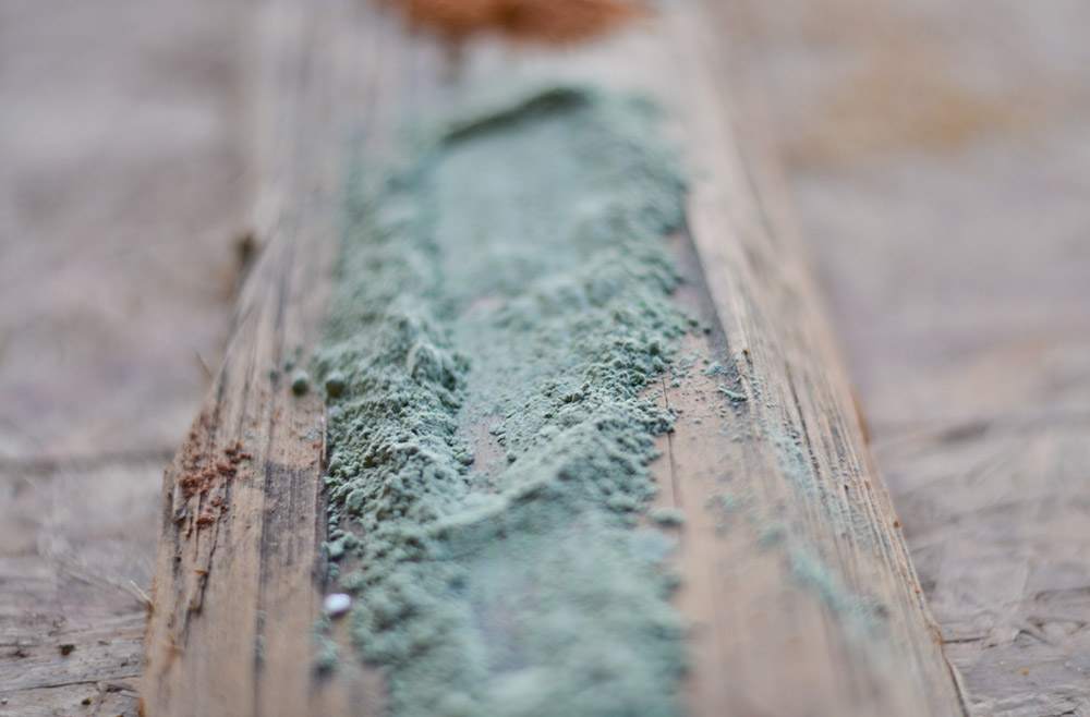 Bild 1 von Lehmfarbe Verde Karzai 2.0 samtrau  / (Menge) 0,5 kg