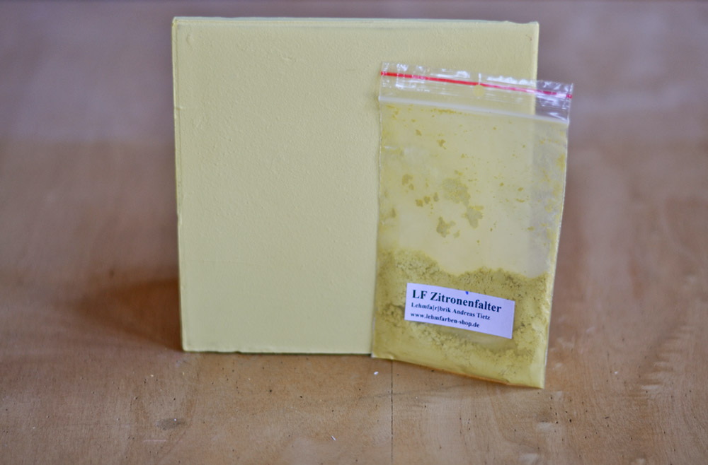 Bild 1 von Lehmfarbe Zitronenfalter  / (Menge) 0,25 kg