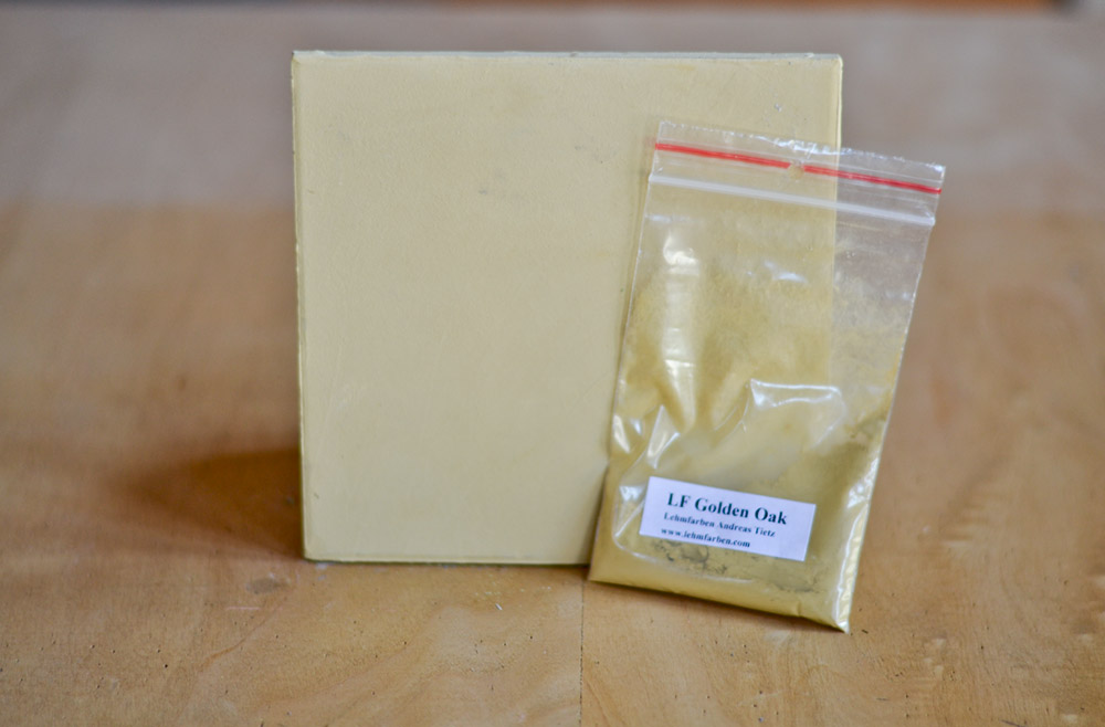 Bild 1 von Lehmfarbe Golden Oak samtrau (Ockergelb)  / (Menge) 1,0 kg