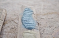 Bild 2 von Lehmfarbe Azul Macaubas samtrauh (Türkis-Grau)  / (Menge) 0,25 kg