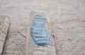 Bild 2 von Lehmfarbe Azul Imperial samtrauh (Blaugrau)  / (Menge) 1,0 kg